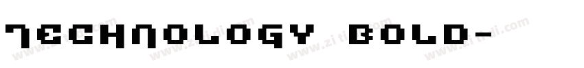 Technology Bold字体转换